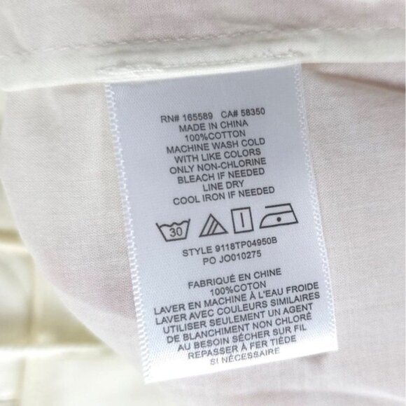 NWT‎ Joie Dracha Porcelain Pleated Top Long Sleeve Top 9118P04950B Size S - Picture 13 of 14